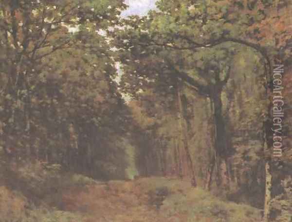 Avenue of Chestnut Trees Near Le Celle St. Cloud Oil Painting - Alfred Sisley