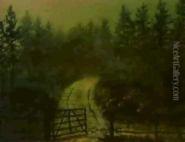The Trysting Gate Oil Painting - John Atkinson Grimshaw