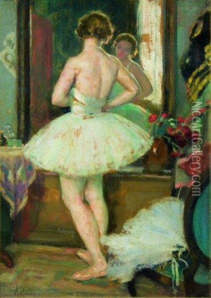 La Ballerina Oil Painting - Arturo Rietti