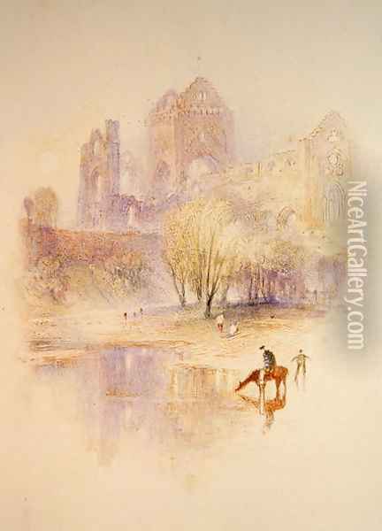 New Abbey, near Dumfries Oil Painting - Joseph Mallord William Turner