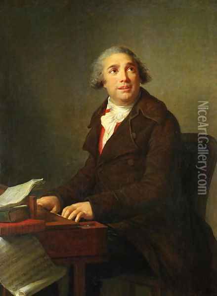 Giovanni Paesiello 1740-1816 Oil Painting - Elisabeth Vigee-Lebrun
