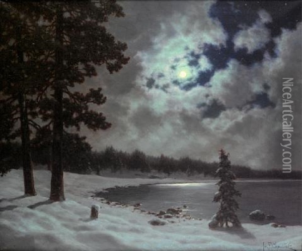 Lune D'hiver Oil Painting - Ivan Fedorovich Choultse