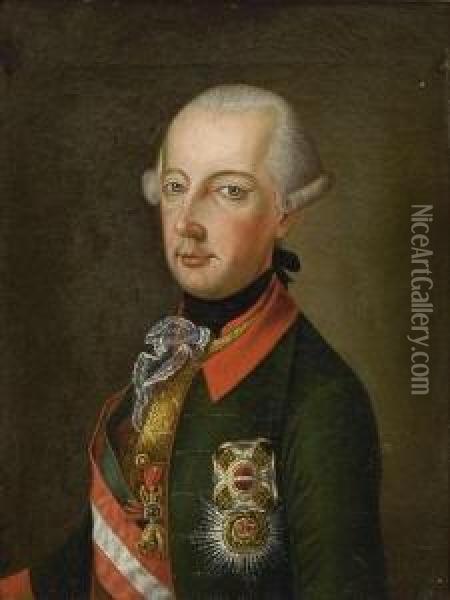 Kaiser Joseph Ii Oil Painting - Joseph Hickel