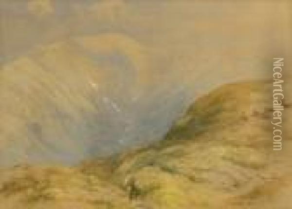 Hochgebirgslandschaft Oil Painting - Edward Theodore Compton