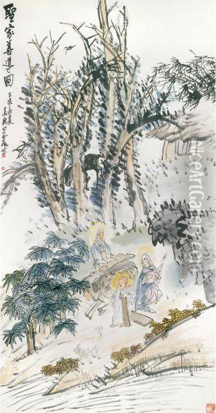 Biblical Scene Oil Painting - Wang Zhen