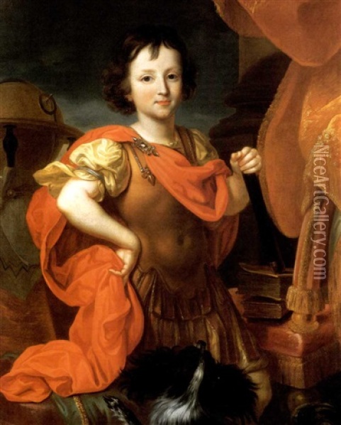 Portrait De Philippe D'orleans, Duc De Chartres Oil Painting - Nicolas de Largilliere