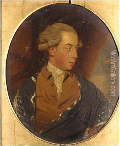 Portrait Of The Rt. Hon. William
 George Monckton-arundell, 5th Viscount Galway, 1782-1834 Oil Painting - John Downman