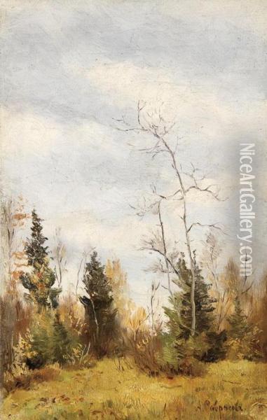 Fall Landscape Oil Painting - Alexei Kondratyevich Savrasov