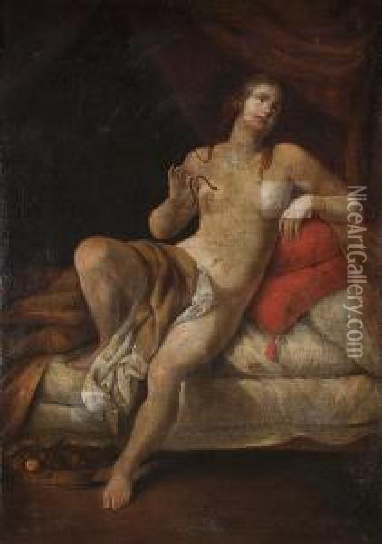 Cleopatra Oil Painting - Orazio Gentileschi