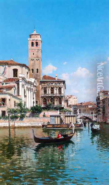The Palazzo Labia, Venice Oil Painting - Federico del Campo
