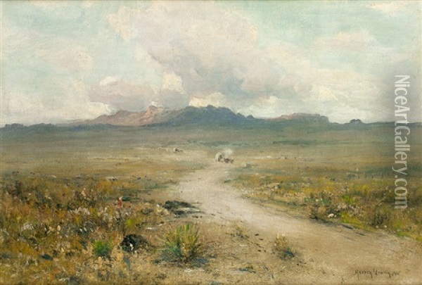 Dusty Trail Oil Painting - Harvey Otis Young