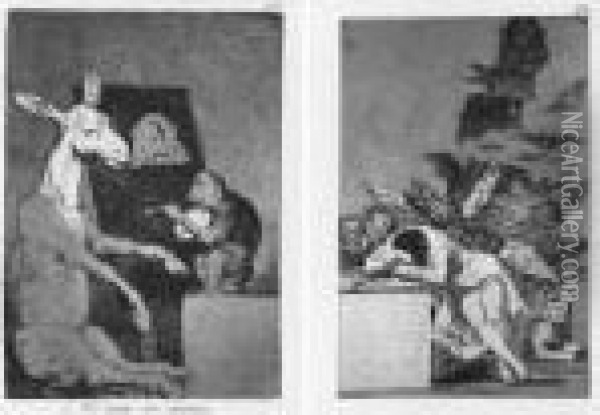 Los Caprichos (d.38-117; H.36-115) Oil Painting - Francisco De Goya y Lucientes