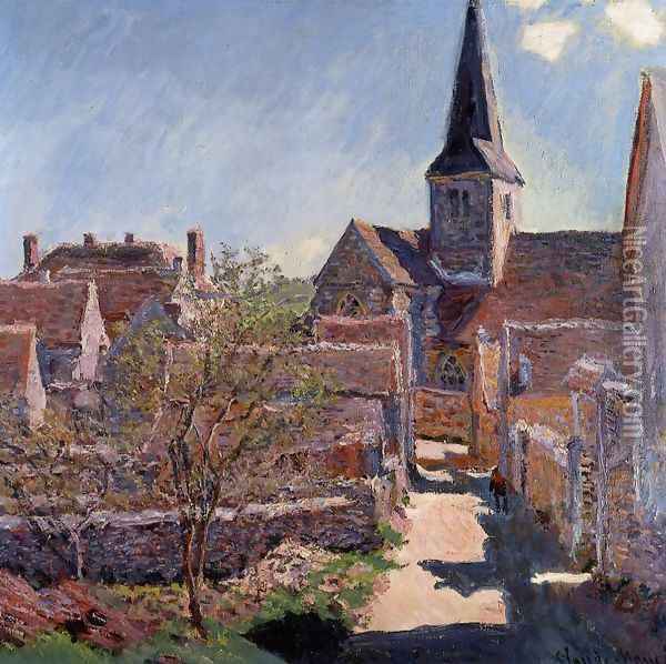 Bennecourt Oil Painting - Claude Oscar Monet