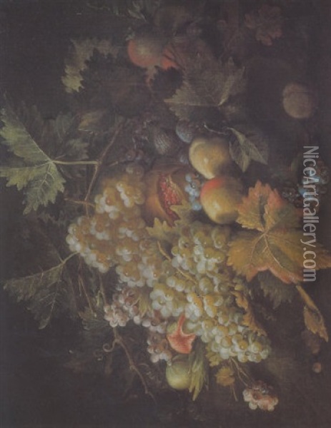 Frutti All'aperto Oil Painting - Marco Antonio Rizzi