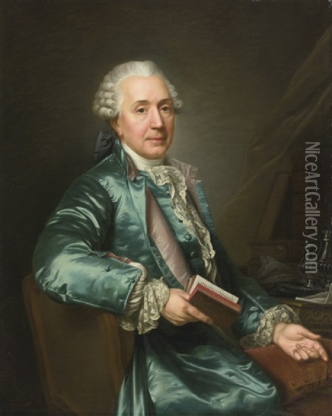 Portrait Of Monsieur Aieul Andre De La Guerche Oil Painting - Jean-Louis Voilles