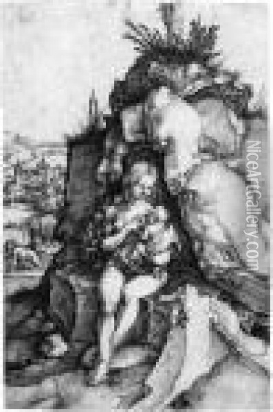 Die Buse Des Heiligen Chrysostomus Oil Painting - Albrecht Durer