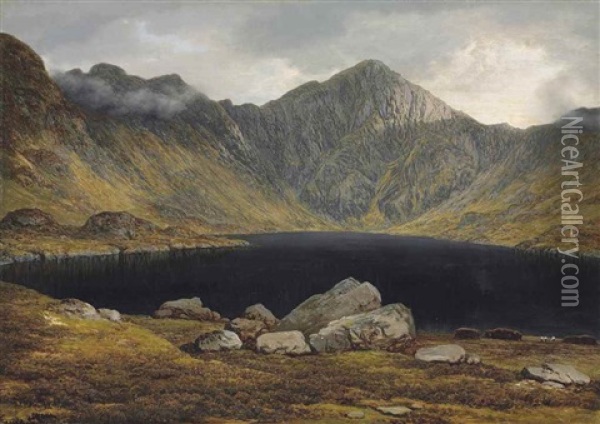 Loch Coruisk, Isle Of Skye Oil Painting - John Glover