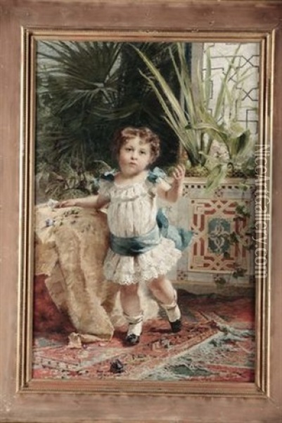 Ritratto Di Fanciullo Oil Painting - Francesco Didioni