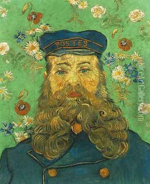 Portrait Of The Postman Joseph Roulin VI Oil Painting - Vincent Van Gogh