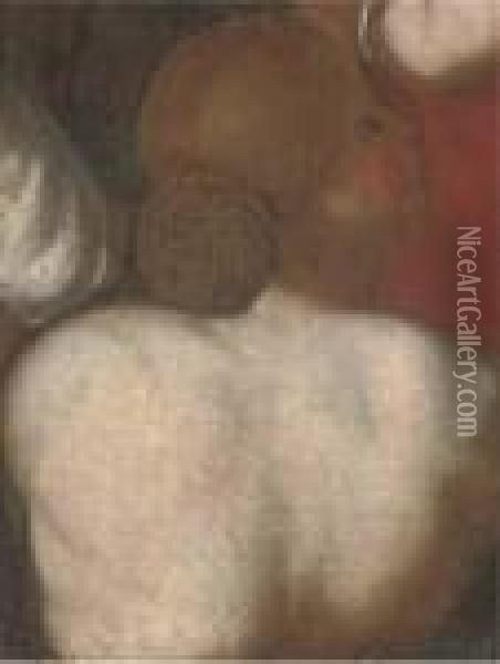 The Back Of A Lady: A Fragment Oil Painting - Peter Paul Rubens