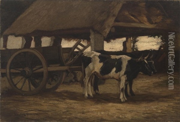 The Cattle Cart Oil Painting - Walter Frederick Osborne