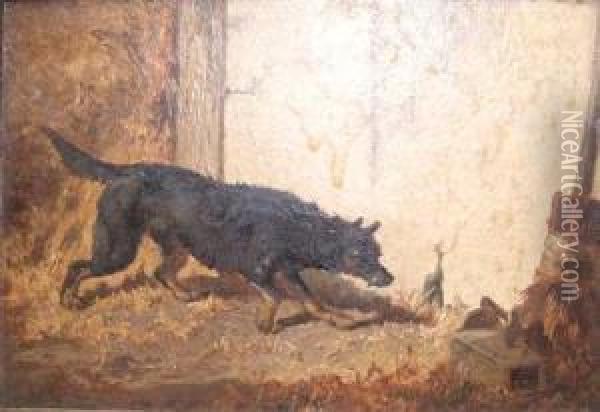 Ratting Oil Painting - Vincent de Vos
