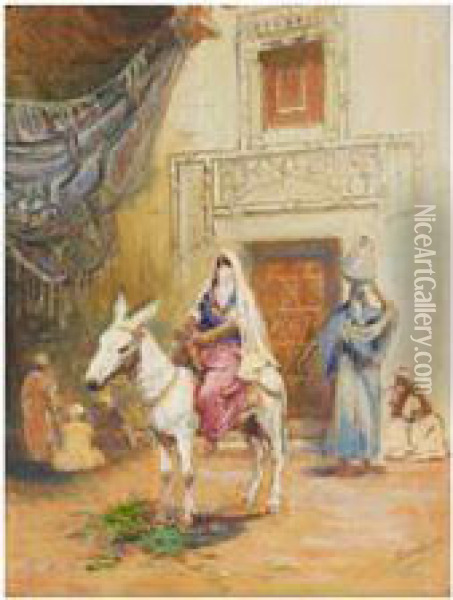 Kairoi Reszlet Oil Painting - Karoly Cserna