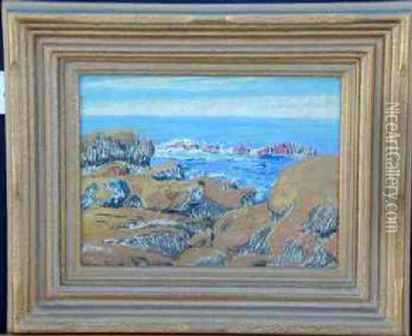 Coastal Oil Painting - William Alexander Griffith
