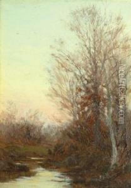 At Close Of Day Oil Painting - William Merritt Post