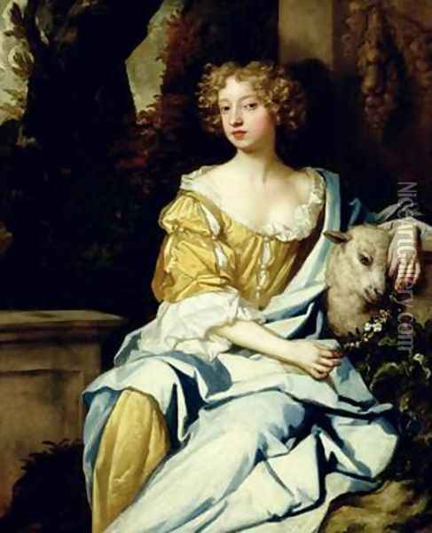 Nell Gwynne 1650-87 2 Oil Painting - Sir Peter Lely