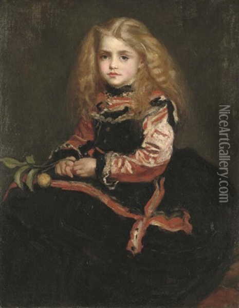 A Souvenir Of Velasquez (by Ethel Fanny Everett) Oil Painting - John Everett Millais