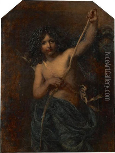 Pepino, The Roman Boy Oil Painting - Frederick Yeates Hurlstone