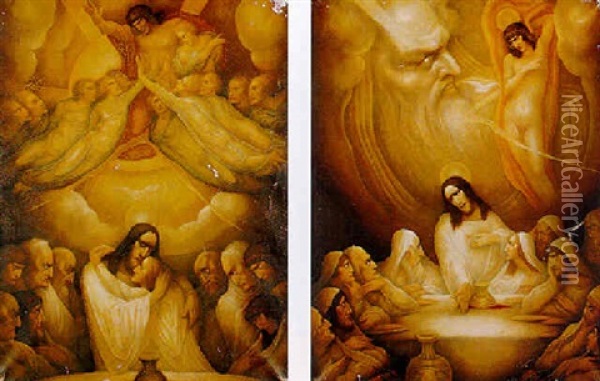 La Bible Esoterique Oil Painting - Leonard Sarluis