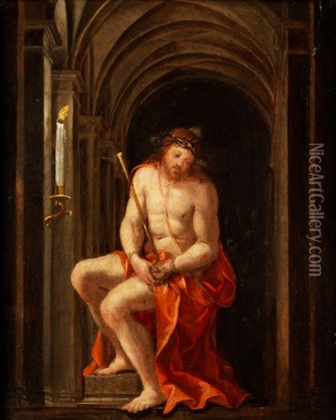 Bildnis Des Leidens Christi Oil Painting - Sebastiano Filippi the Younger