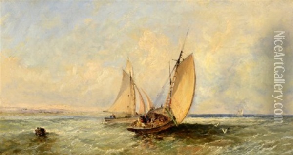Seascape Oil Painting - James E. Meadows