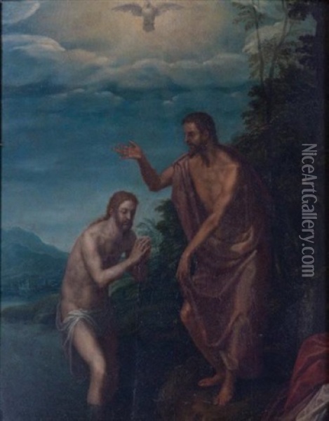 Le Bapteme Du Christ Oil Painting - Francisco Ribalta