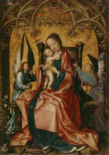 Madonna and Child 3 Oil Painting - Hans, The Elder Holbein