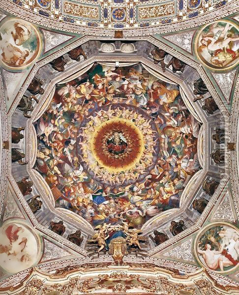 Assumption of the Virgin Oil Painting - Gaudenzio Ferrari