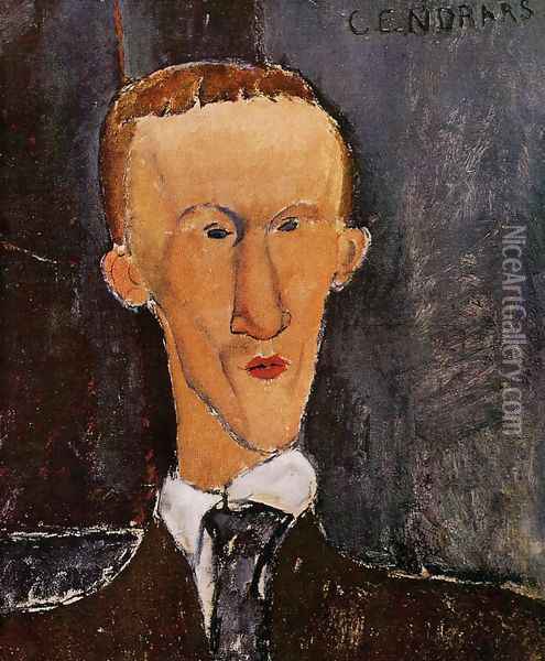 Portrait of Blaise Cendrars Oil Painting - Amedeo Modigliani