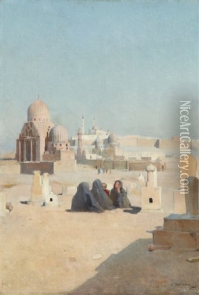 Le Vieux Caire Oil Painting - Paul Alexandre Alfred Leroy