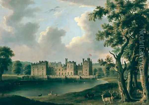Raby Castle Oil Painting - James Miller