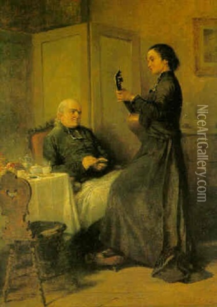 The Recital Oil Painting - Jules David