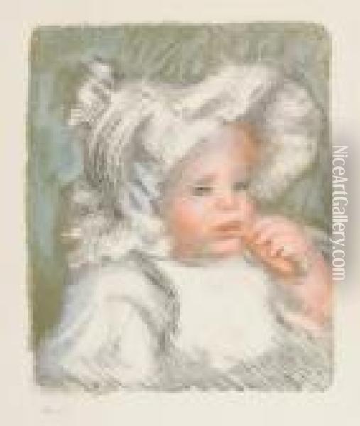 Enfant Aubiscuit - Jean Renoir Oil Painting - Pierre Auguste Renoir