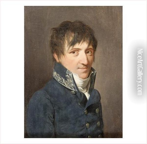 Portrait Presume Du Baron De Joinville Oil Painting - Louis Leopold Boilly