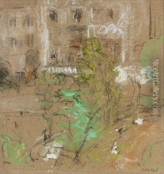Le Square Par La Fenetre Oil Painting - Jean-Edouard Vuillard