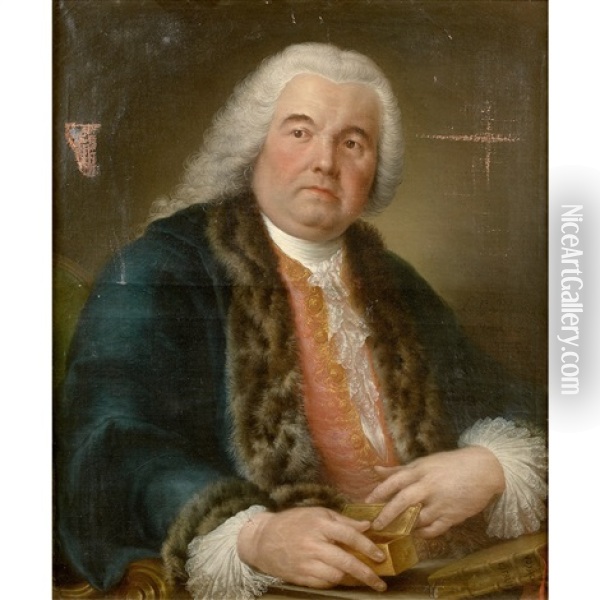 Portrait De Joseph De Pelissier Saint Fereol Oil Painting - Louis Gabriel Blanchet