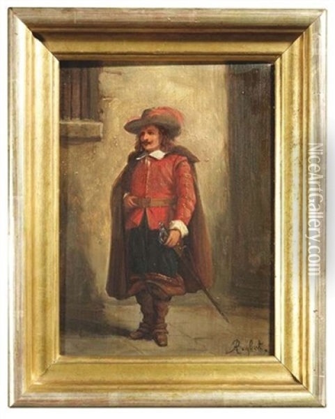 Bildnis Eines Musketiers Oil Painting - Ferdinand Victor Leon Roybet