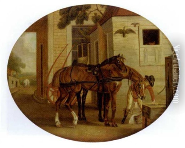 The Life Of A Racehorse Oil Painting - Thomas Gooch
