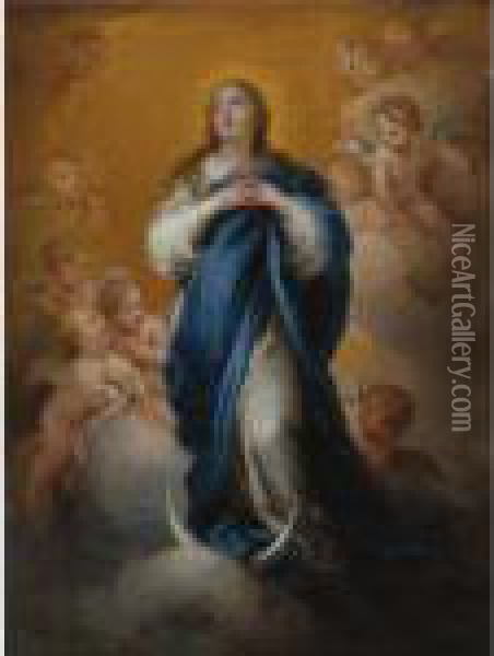 The Virgin Of The Immaculate Conception Oil Painting - Bartolome Esteban Murillo