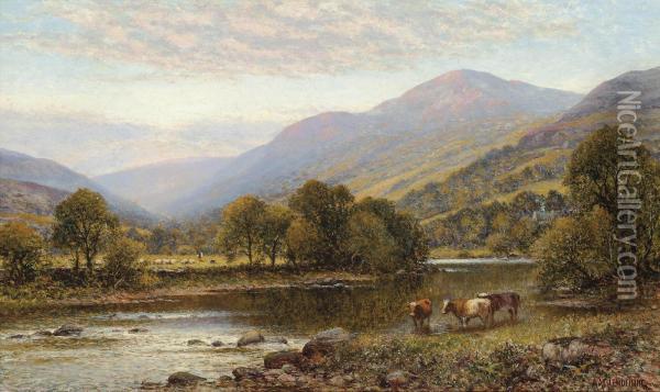 Grange, Cumberland Oil Painting - Alfred Augustus Glendening